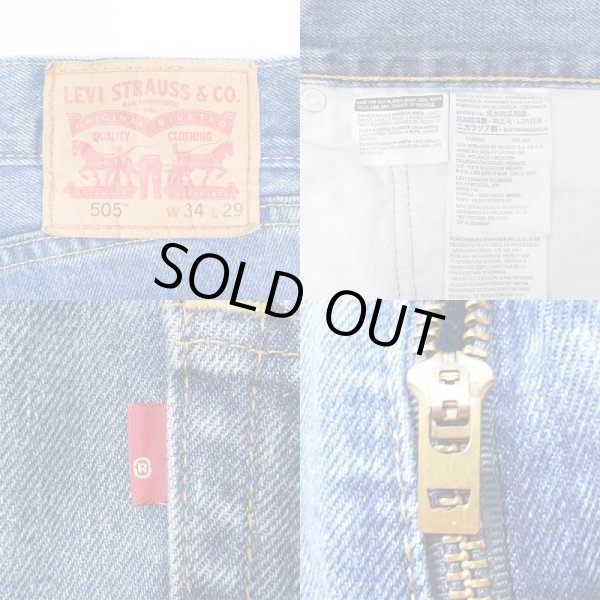 画像3: 00's Levi's 505 デニムパンツ "W34 L29" (3)