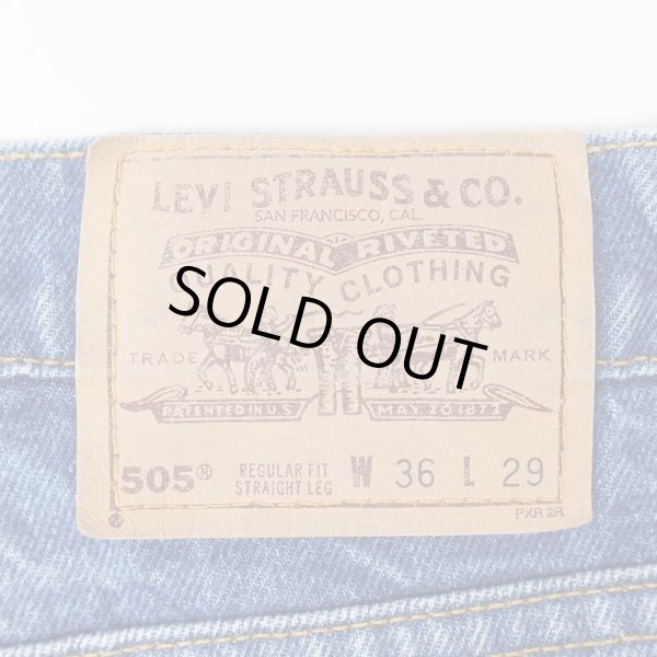画像3: 90's Levi's 505 デニムパンツ "W36 L29 / MADE IN USA" (3)