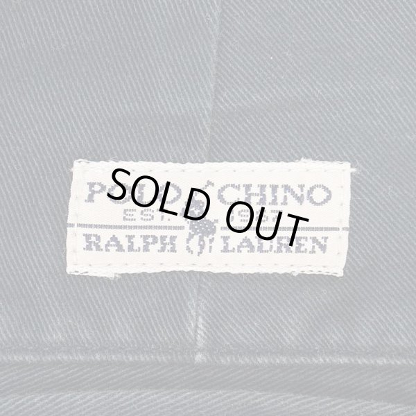 画像3: 90's Polo Ralph Lauren 2タック チノトラウザー "ANDREW PANT / NAVY" (3)