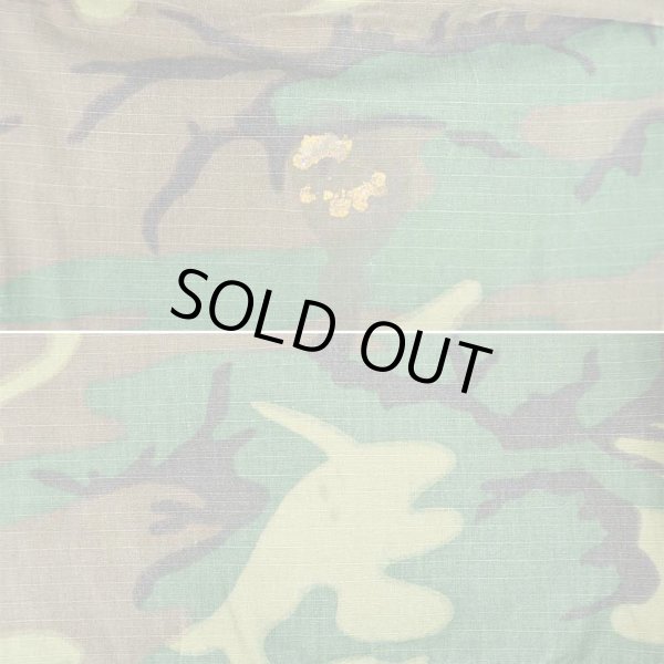 画像4: 60's US.ARMY ERDL グリーンリーフカモ柄 ジャングルファティーグパンツ "SMALL-SHORT" (4)