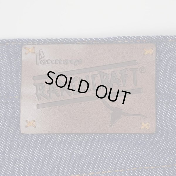 画像3: 70's RANCH CRAFT デニムパンツ "Dark Indigo / VAT DYE" (3)