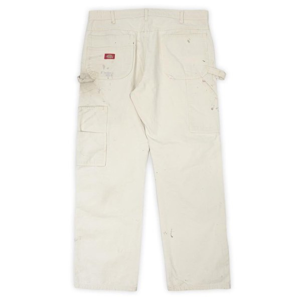 画像2: 00's Dickies ダブルニー コットンペインターパンツ "W36 L32" (2)