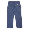 画像2: 00's Carhartt ダブルニー デニムペインターパンツ "W34 L30" (2)