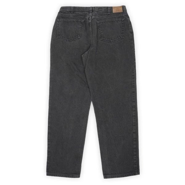 画像2: 90-00's LANDS' END ブラックデニムパンツ "MADE IN USA / W35 L32相当" (2)