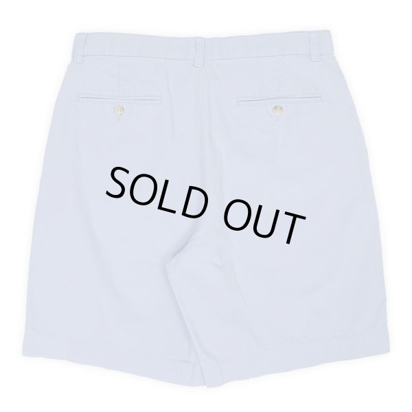 画像2: 00's Polo Ralph Lauren ノータック チノショーツ "SAX BLUE" (2)