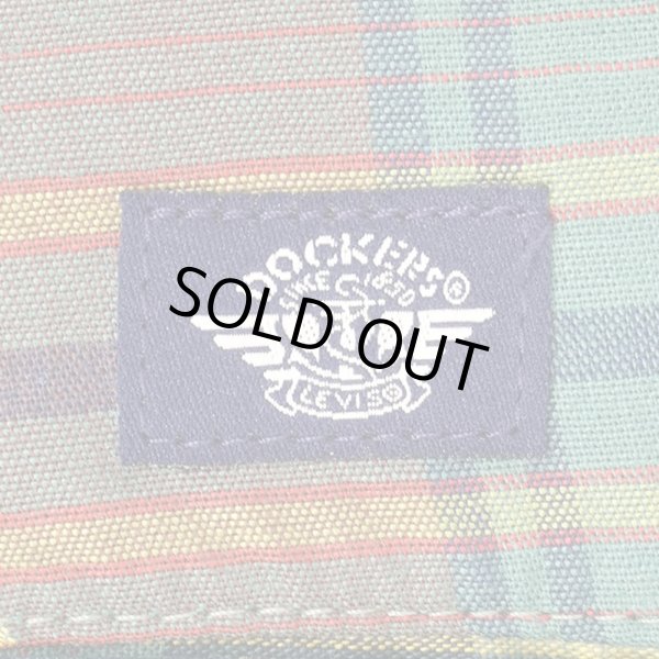 画像3: 90's DOCKERS 2タック コットンショーツ "DEADSTOCK / GREEN Plaid" (3)