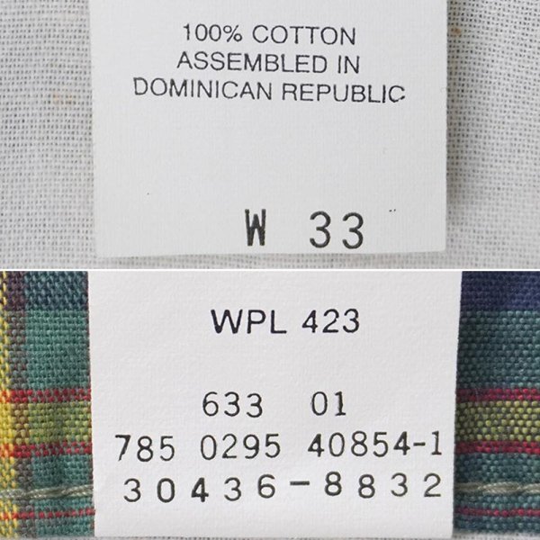 画像4: 90's DOCKERS 2タック コットンショーツ "DEADSTOCK / GREEN Plaid" (4)