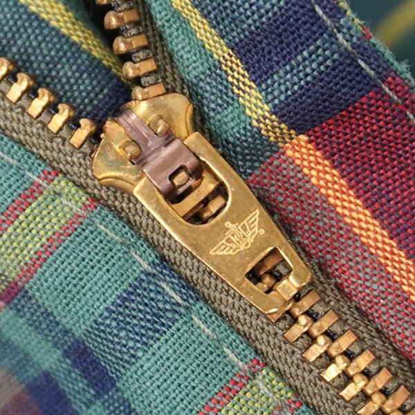 画像5: 90's DOCKERS 2タック コットンショーツ "DEADSTOCK / GREEN Plaid" (5)