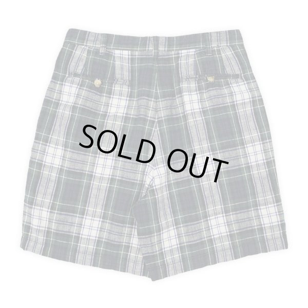 画像2: 90's TOMMY HILFIGER 2タック コットンリネンショーツ (2)