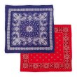 画像1: 60's Vintage Bandanna 2pcs SET “GUARANTEED FAST COLOR / TOWER RN13960” (1)