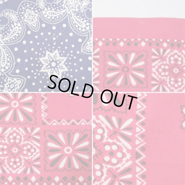 画像5: 60's Vintage Bandanna 2pcs SET “GUARANTEED FAST COLOR / TOWER RN13960” (5)