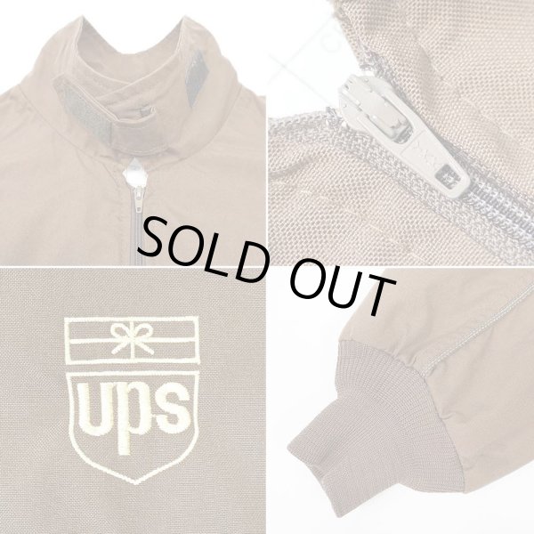 画像4: 00's UPS ハーフジップ プルオーバージャケット "MADE IN USA" (4)