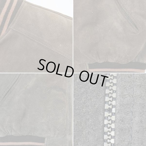 画像5: 90's BASIC EDITIONS フルジップ ヌバックスタジャン (5)