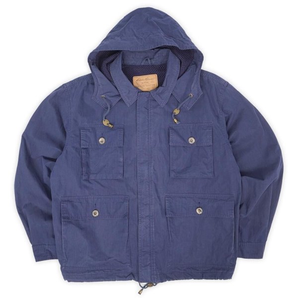画像1: 90's Eddie Bauer フーディーフィールドジャケット (1)