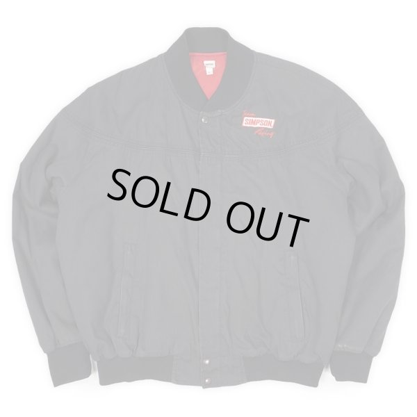 画像1: 90's SIMPSON パデッド キャップショルダージャケット "MADE IN USA" (1)