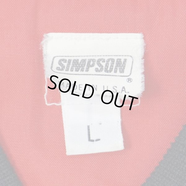 画像2: 90's SIMPSON パデッド キャップショルダージャケット "MADE IN USA" (2)