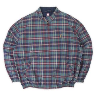 ポロバイラルフローレン スウィングトップ ポニー刺繍 ポリエステル 2XL ポロバイラルフローレン Polo by RALPH LAUREN 90s 裏地チェック柄