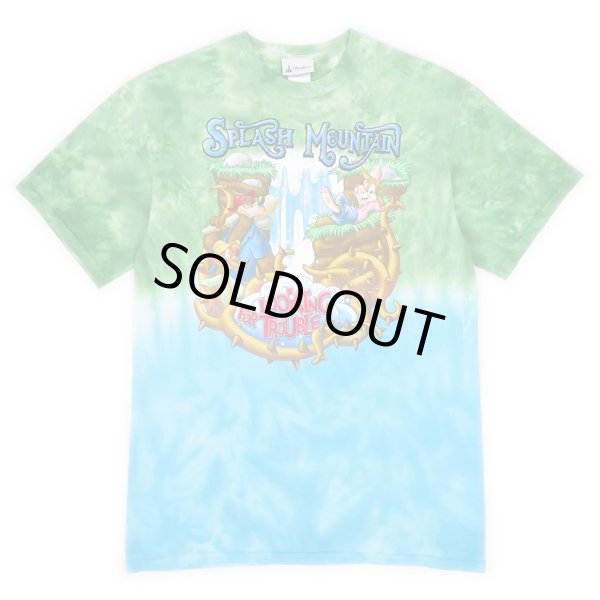 画像1: 00's Disney “Splash Mountain” タイダイTシャツ (1)