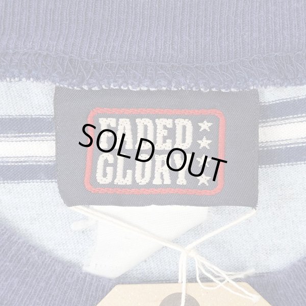 画像3: 90's FADED GLORY マルチボーダーTシャツ (3)