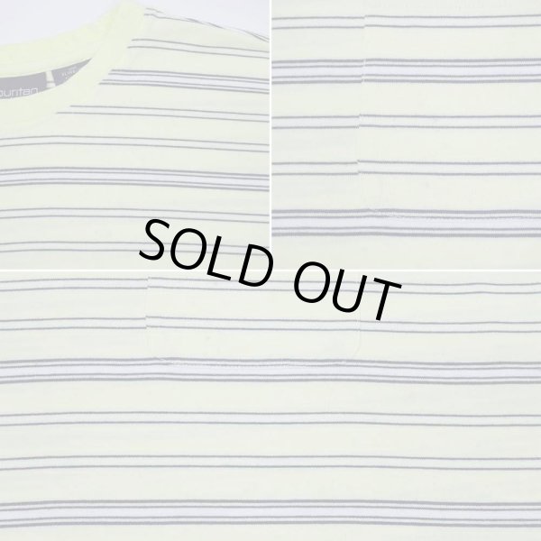 画像3: 90's PURITAN マルチボーダー ポケットTシャツ "YELLOW" (3)