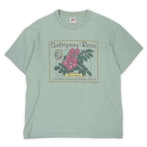 画像1: 90's Saltspray Rose プリントTシャツ "MADE IN USA" (1)