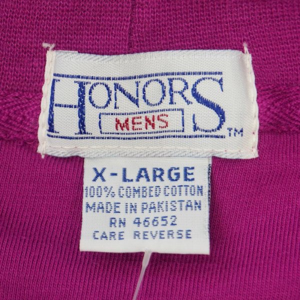画像2: 90's HONORS フットボールTシャツ "DEADSTOCK / PURPLE" (2)