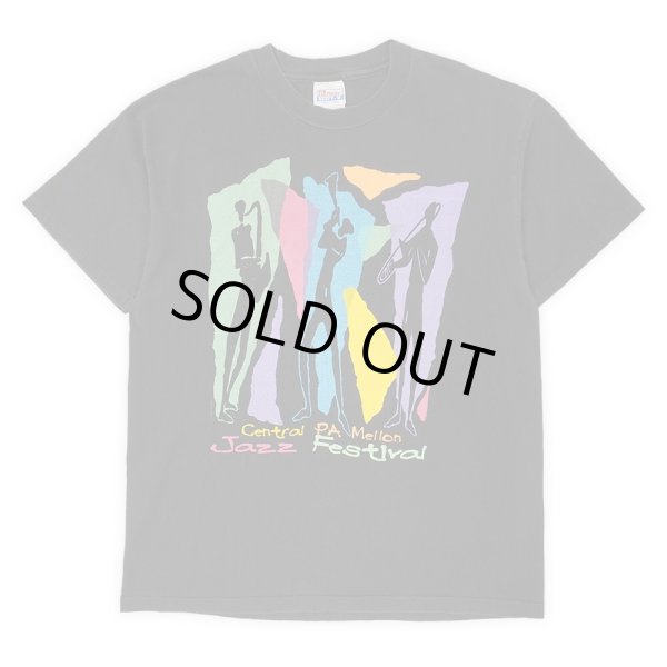 画像1: 90's Central PA Mellon Jazz Festival 両面プリントTシャツ "MADE IN USA" (1)