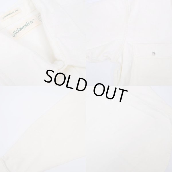 画像4: 90's ST JOHN'S BAY シャモアクロスシャツ "MADE IN USA / DEADSTOCK" (4)