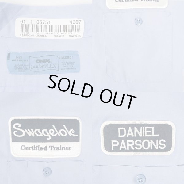 画像3: 00's CINTAS S/S ワークシャツ "DEADSTOCK" (3)