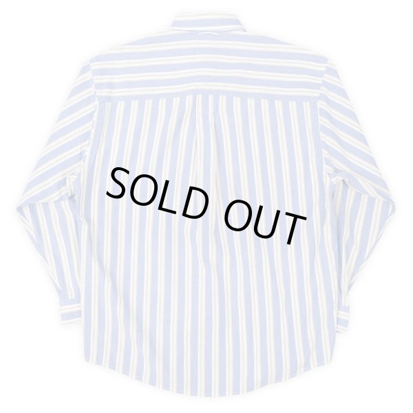 画像2: 90's Eddie Bauer マルチストライプ柄 ボタンダウンシャツ (2)