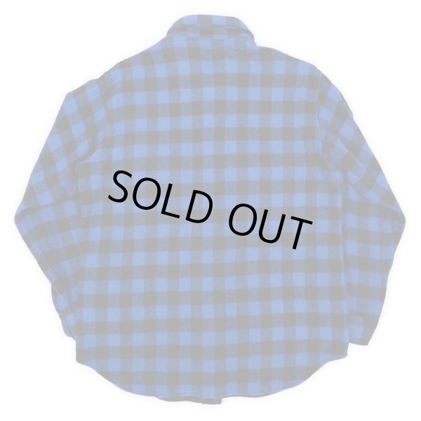 画像2: 90's Woolrich ブロックチェック柄 ウールシャツ "MADE IN USA" (2)