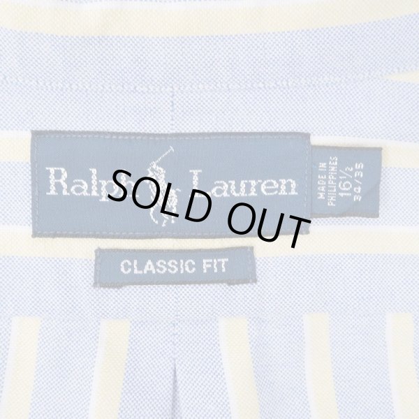 画像2: 00's Polo Ralph Lauren マルチストライプ柄 ボタンダウンシャツ "CLASSIC FIT" (2)