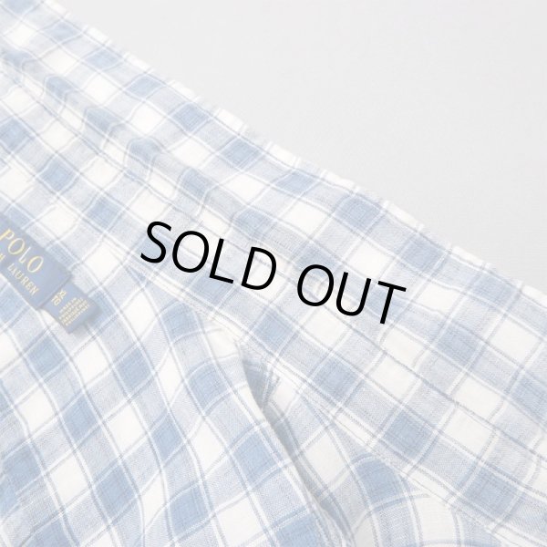 画像5: 00's Polo Ralph Lauren S/S リネンワークシャツ (5)