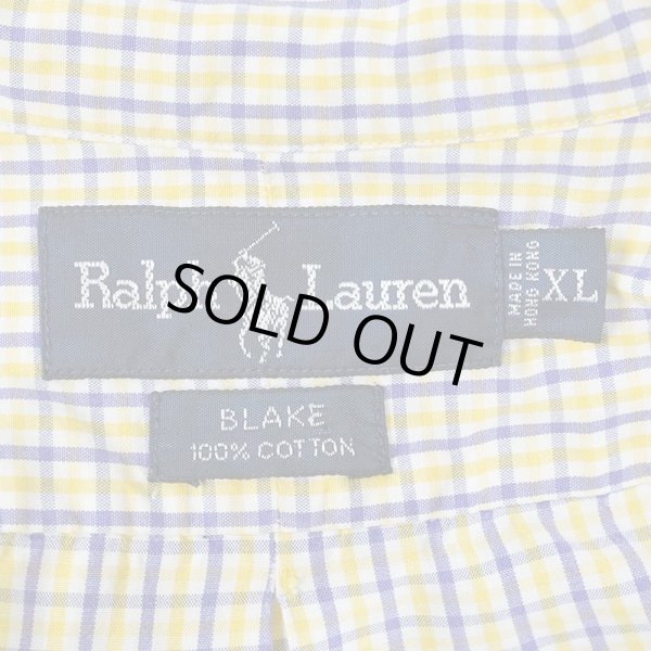 画像2: 90's Polo Ralph Lauren S/S ボタンダウンシャツ “BLAKE” (2)