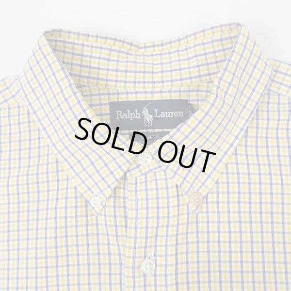 画像4: 90's Polo Ralph Lauren S/S ボタンダウンシャツ “BLAKE” (4)