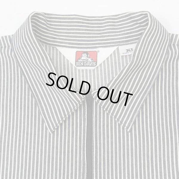 画像3: 90's BEN DAVIS S/S ハーフジップ ワークシャツ "MADE IN USA" (3)