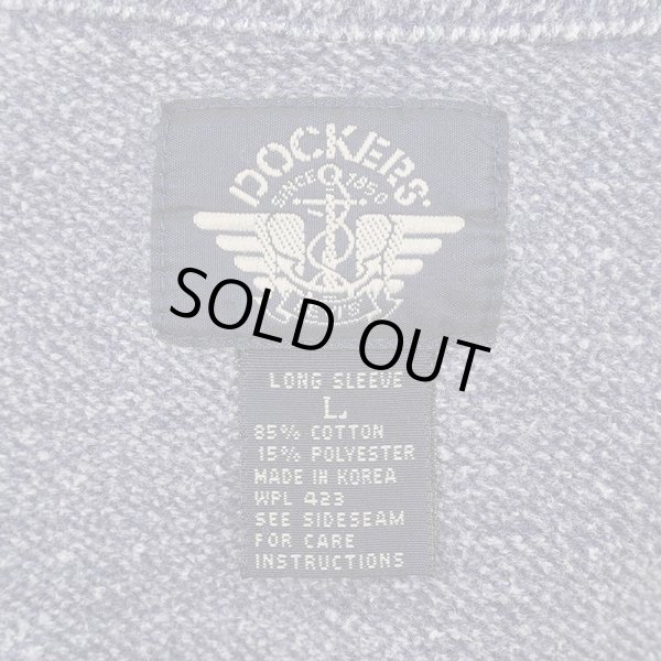 画像2: 90's DOCKERS マルチボーダー柄 プルオーバーシャツ (2)