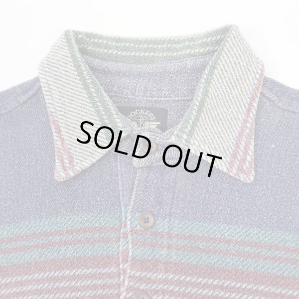 画像3: 90's DOCKERS マルチボーダー柄 プルオーバーシャツ (3)