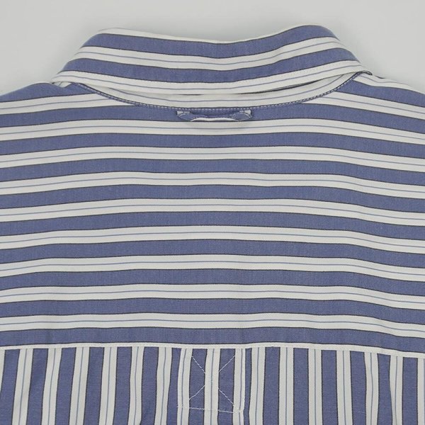 画像4: 90's Eddie Bauer マルチストライプ柄 ボタンダウンシャツ "白タグ" (4)