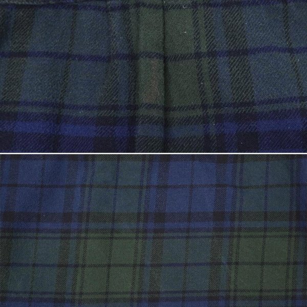 画像5: 00's FIELD & STREAM ヘビーネルシャツ “Green×Navy Plaid” (5)