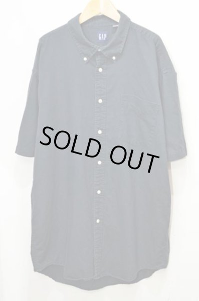 画像1: 90's OLD GAP S/S ボタンダウンシャツ “LINEN × COTTON” (1)
