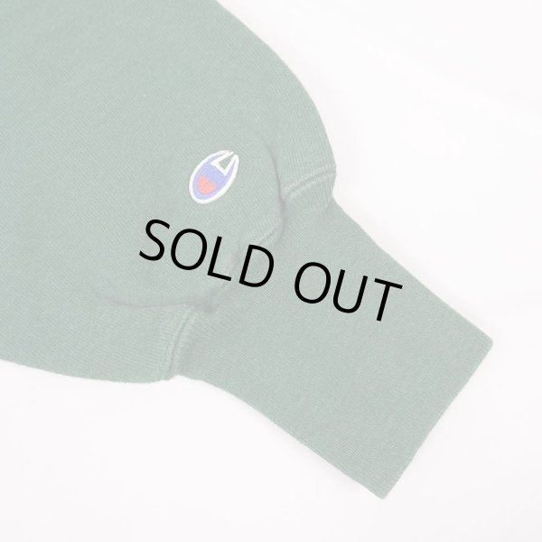 画像4: 90's Champion リバースウィーブ スウェット "目付き / GREEN / MADE IN USA" (4)