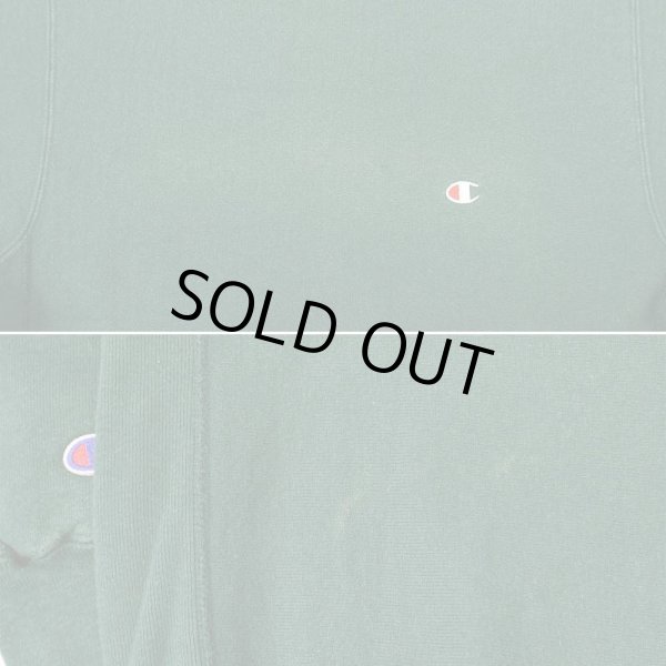 画像5: 90's Champion リバースウィーブ スウェット "目付き / GREEN / MADE IN USA" (5)