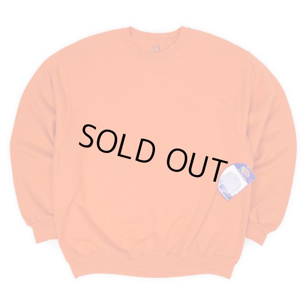 画像1: 00's Fruit of the loom 前V ブランクスウェット "DEADSTOCK / ORANGE" (1)