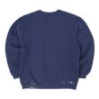 画像2: 90's RUSSELL ブランクスウェット "MADE IN USA / NAVY" (2)