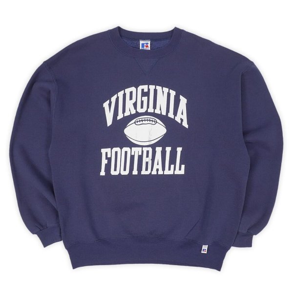 画像1: 90's RUSSELL カレッジプリント スウェット "MADE IN USA" (1)