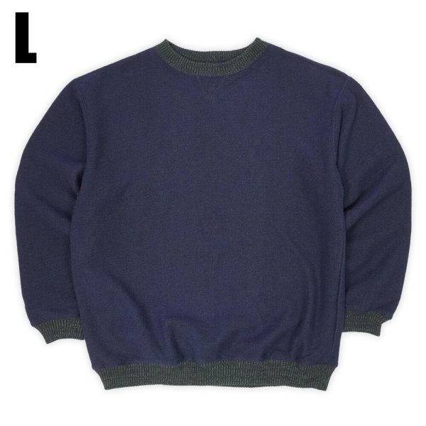 画像1: 【L / DEADSTOCK / MADE IN USA】90's ORVIS コットンピケスウェット (1)