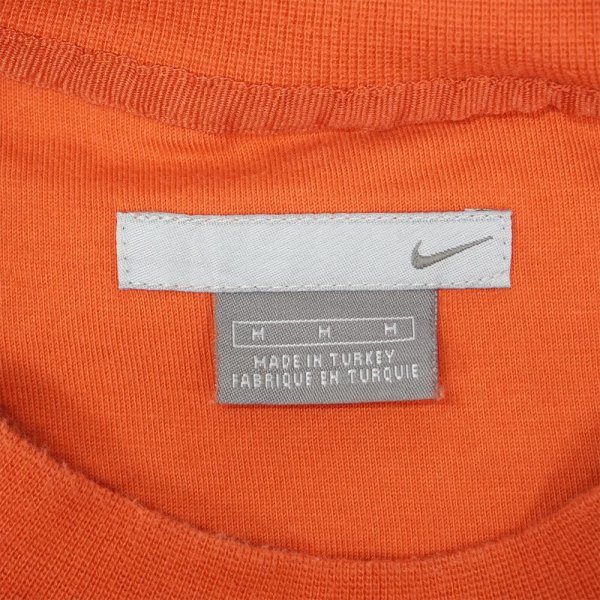 画像2: 00's NIKE ロゴ刺繍 スウェット "ORANGE" (2)