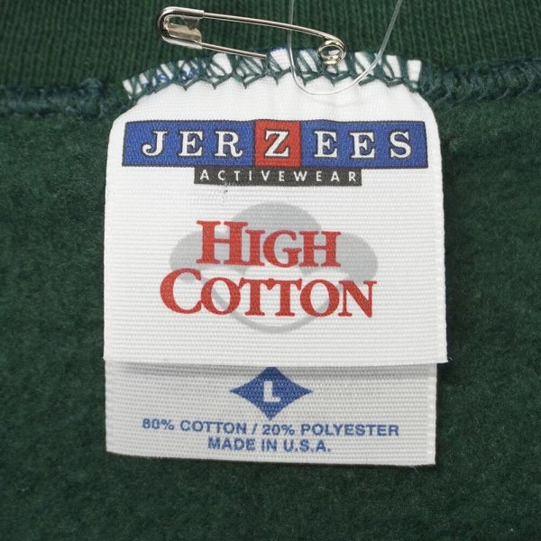 画像2: Early 00's JOHN DEERE ロゴ刺繍 スウェット "MADE IN USA" (2)