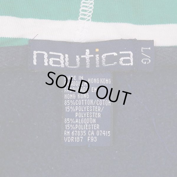 画像3: 90's NAUTICA ヘンリーネック スウェットパーカー (3)